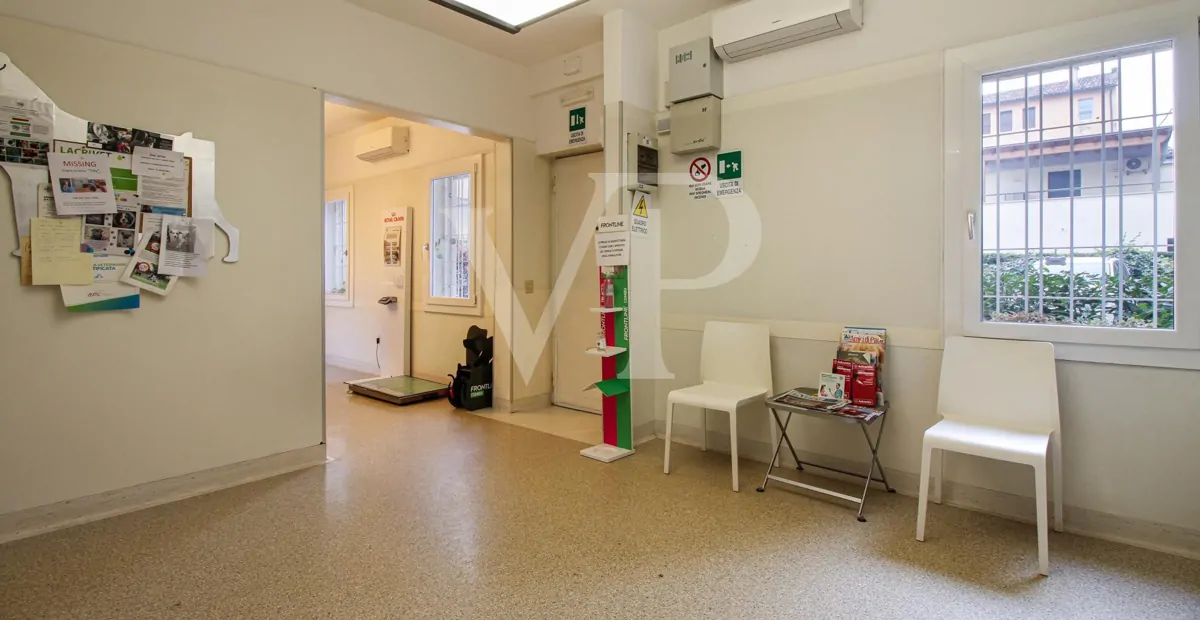 Entire office building
high visibility