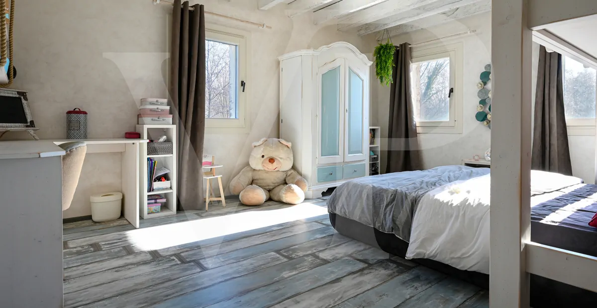 Charmante Mühle umgewandelt
in ein modernes umweltfreundliches Haus