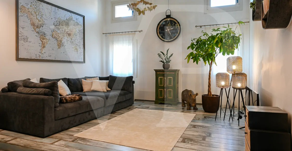 Charmante Mühle umgewandelt
in ein modernes umweltfreundliches Haus