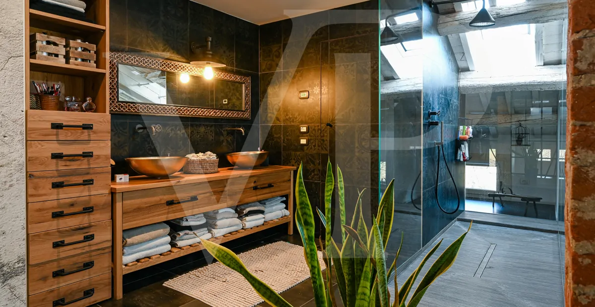 Charmante Mühle umgewandelt
in ein modernes umweltfreundliches Haus