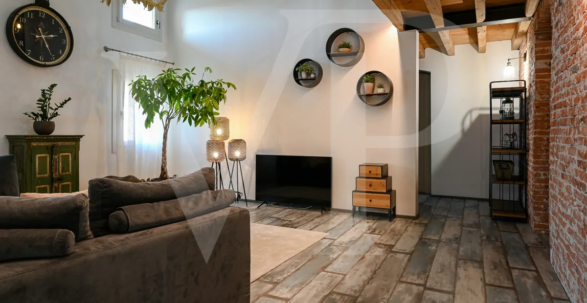 Charmante Mühle umgewandelt
in ein modernes umweltfreundliches Haus