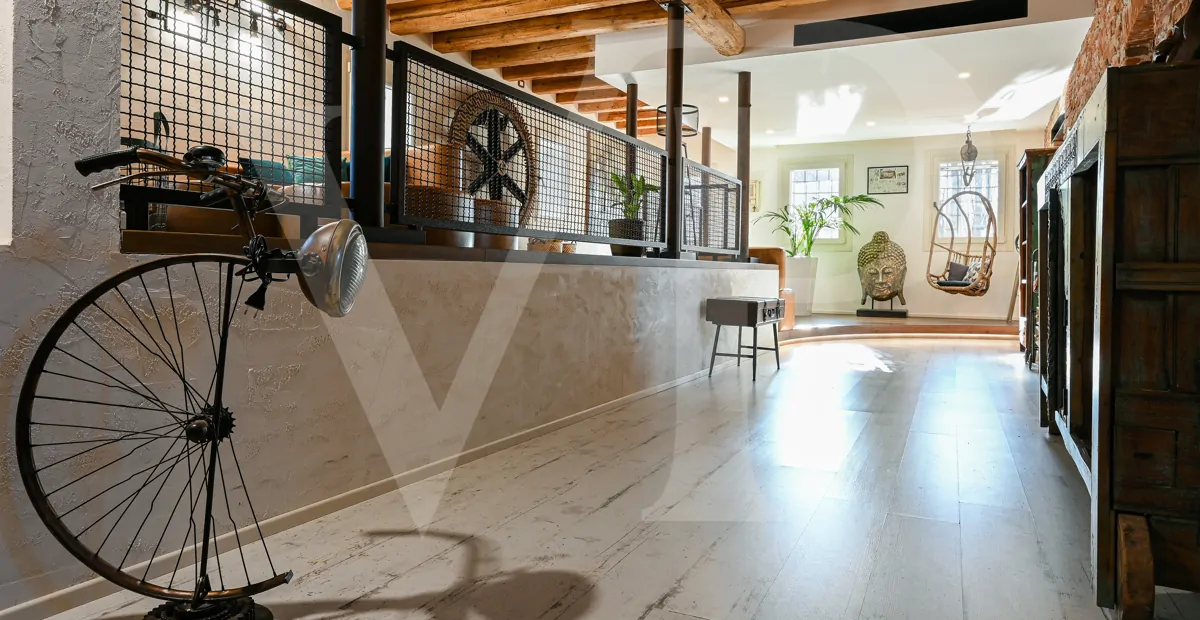 Charmante Mühle umgewandelt
in ein modernes umweltfreundliches Haus