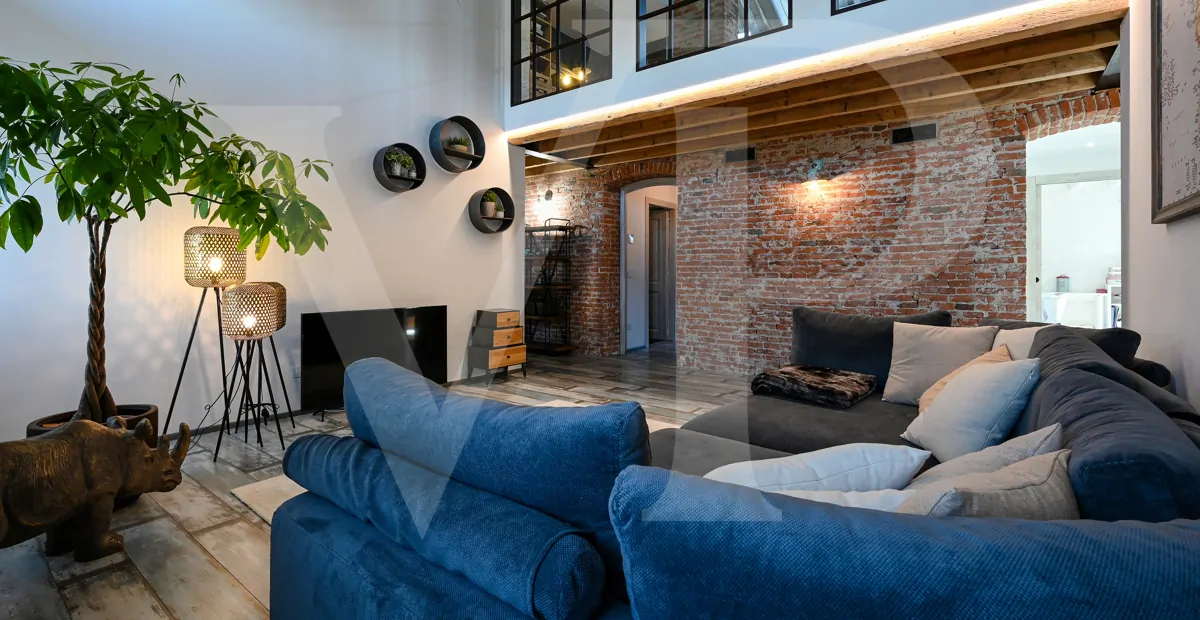 Charmante Mühle umgewandelt
in ein modernes umweltfreundliches Haus