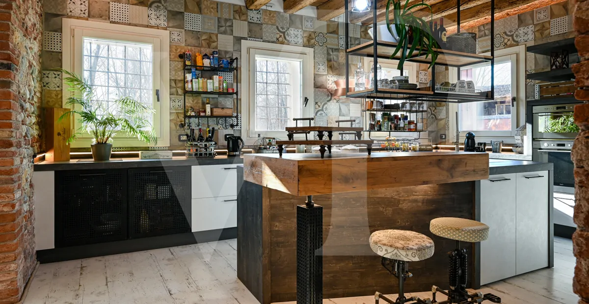 Charmante Mühle umgewandelt
in ein modernes umweltfreundliches Haus