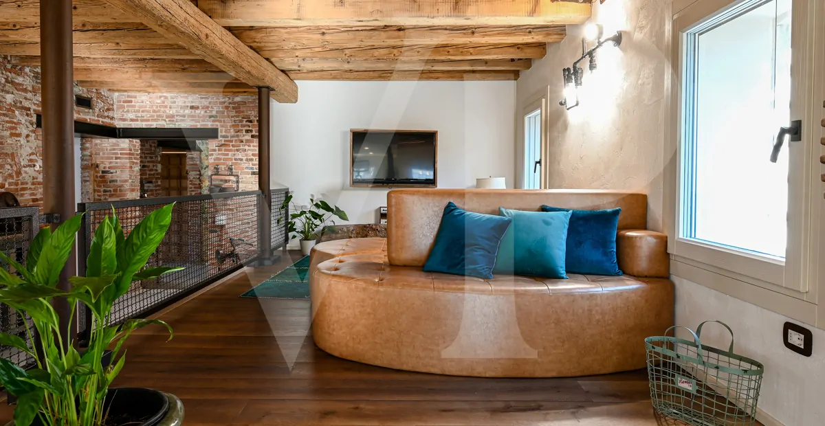 Charmante Mühle umgewandelt
in ein modernes umweltfreundliches Haus