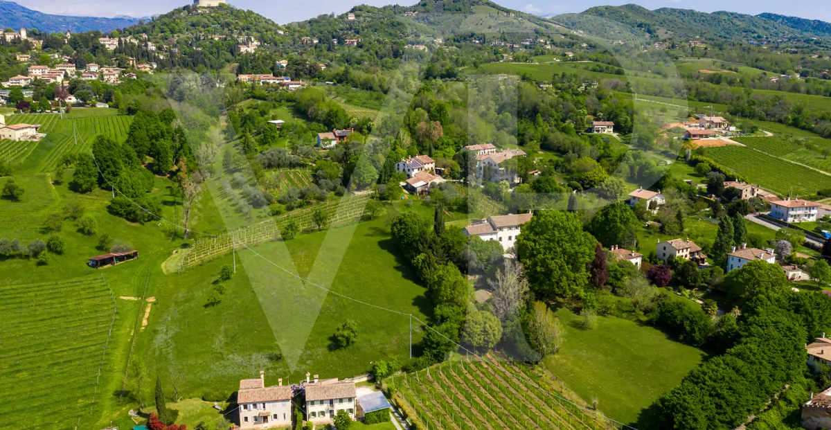 Venezianische Villa aus dem 16.
am Fuße der Burg von Asolo