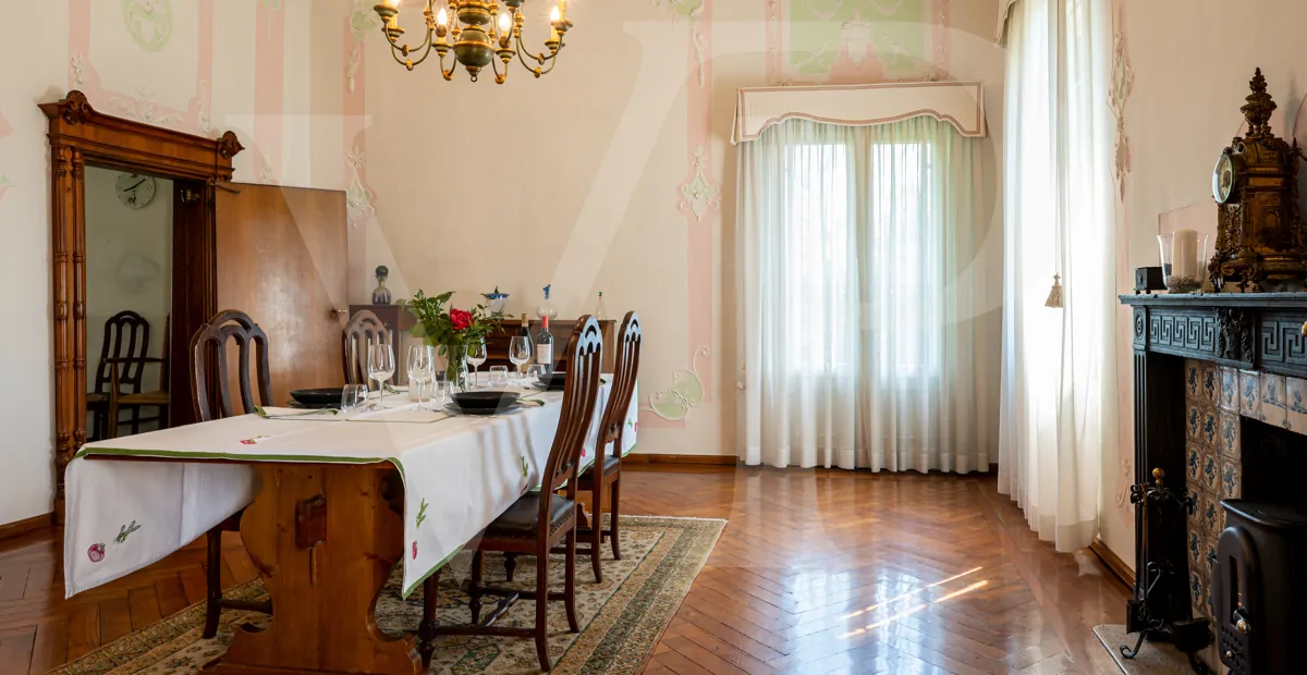 Venezianische Villa aus dem 16.
am Fuße der Burg von Asolo