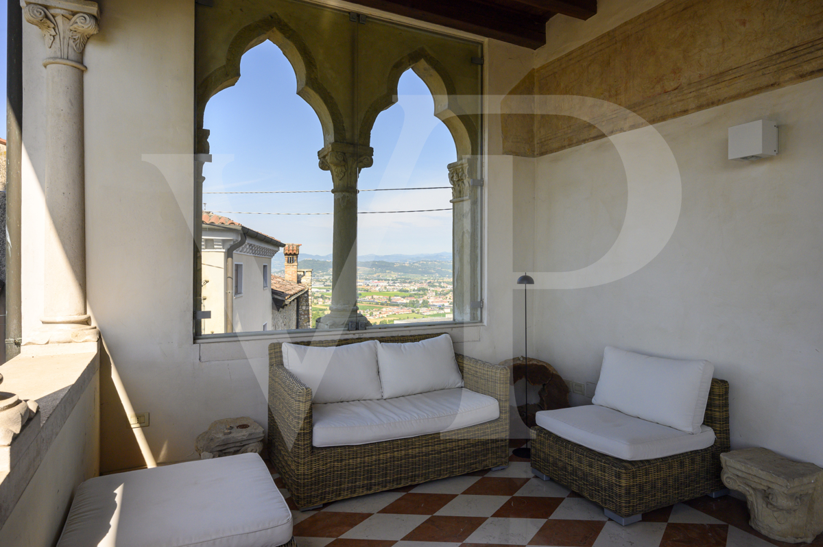 Maison charmante et exclusive au rez-de-chaussée de la Loggia Valmarana.