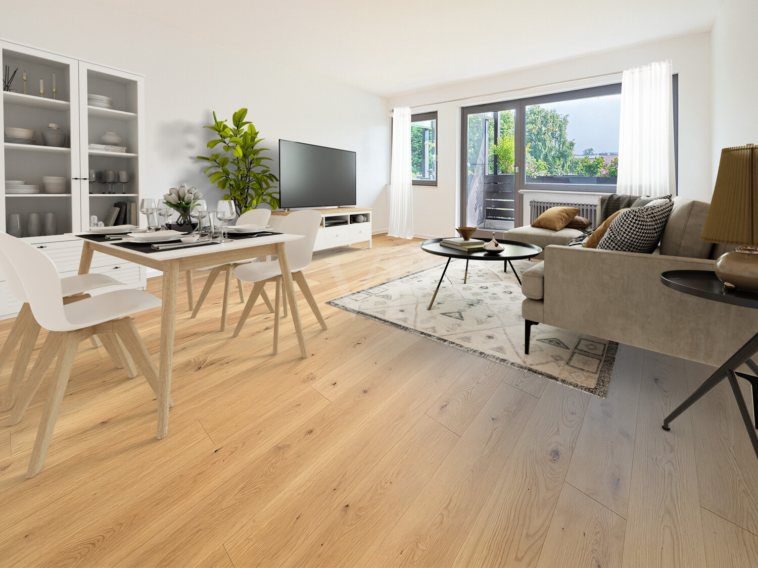 ETW Wohnzimmer - visualisiert