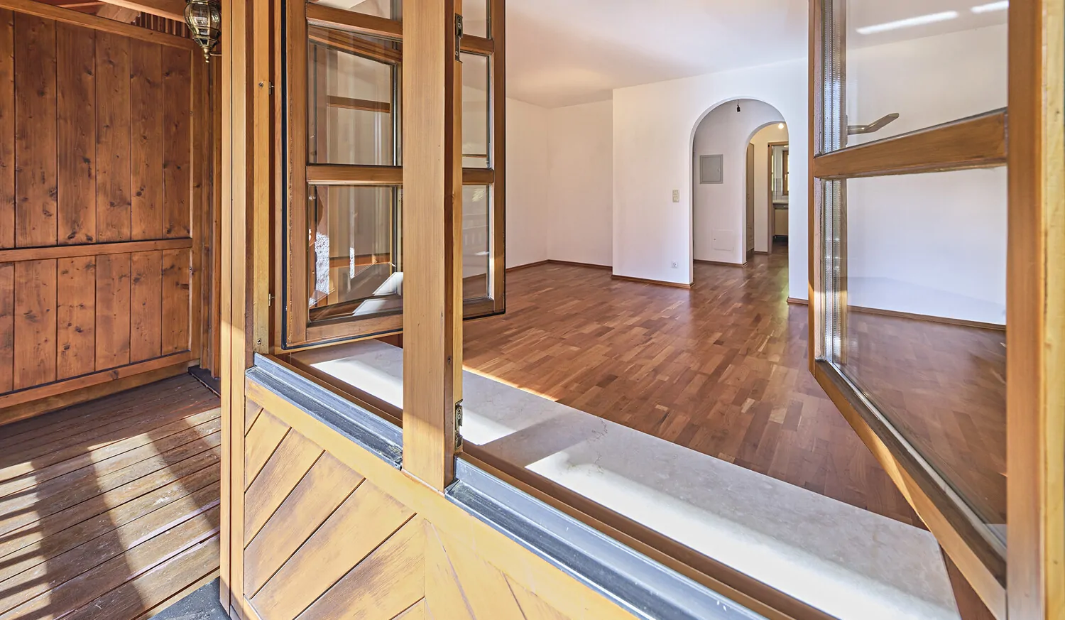 Blick ins Wohnzimmer