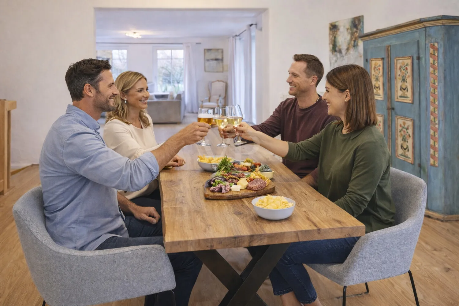 Platz für Freunde und Familie