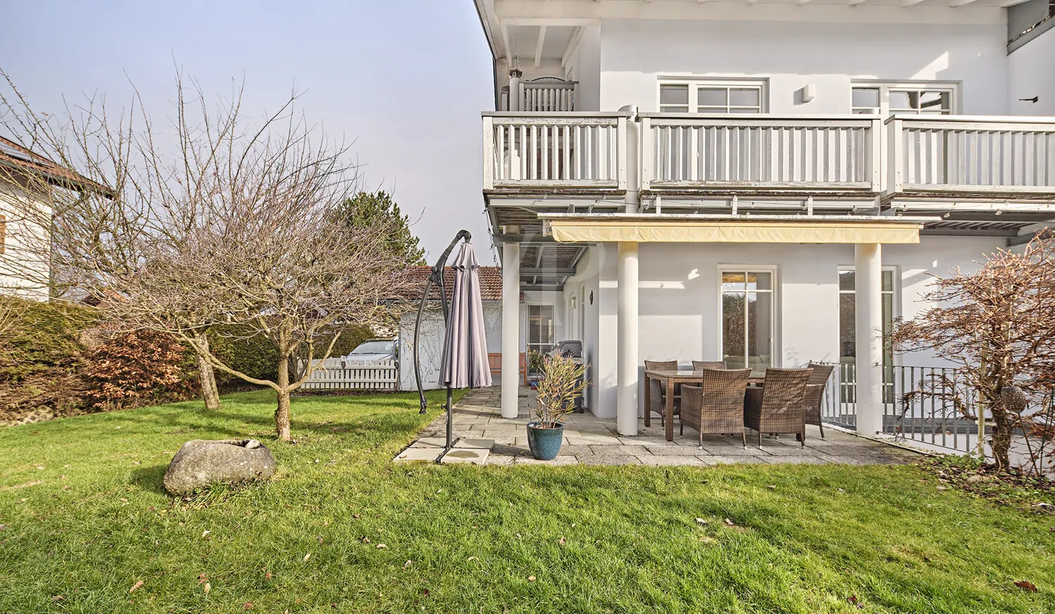 Terrasse und eigener Garten