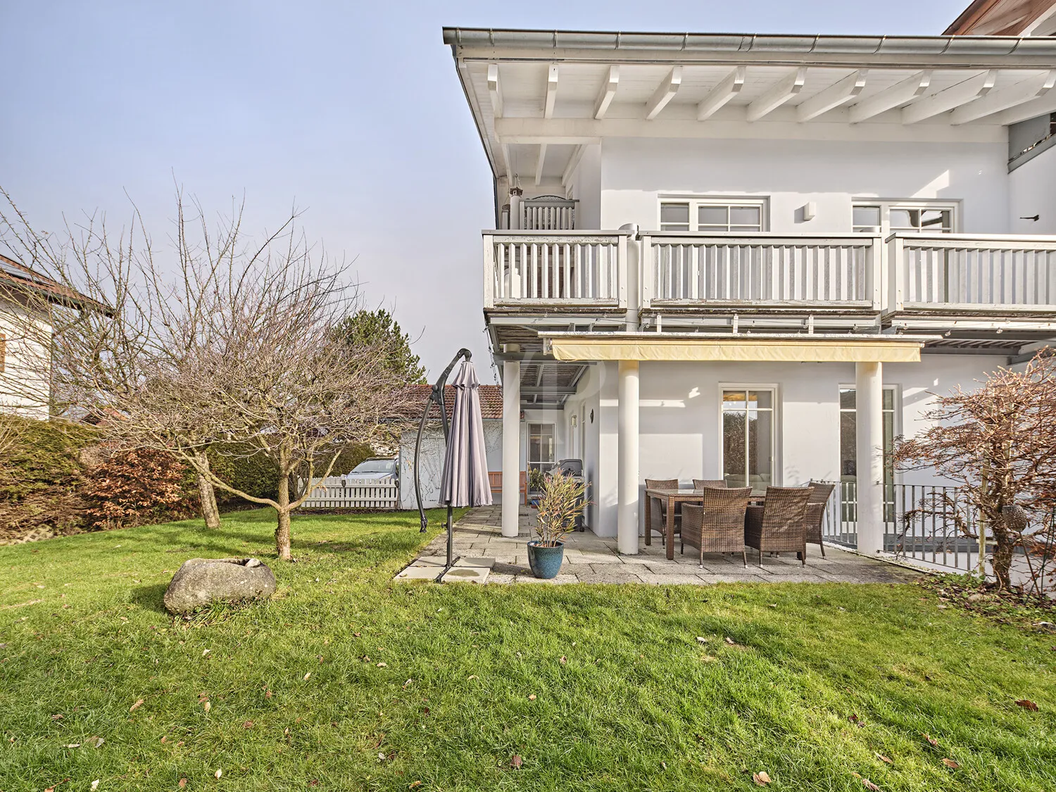 Terrasse und eigener Garten
