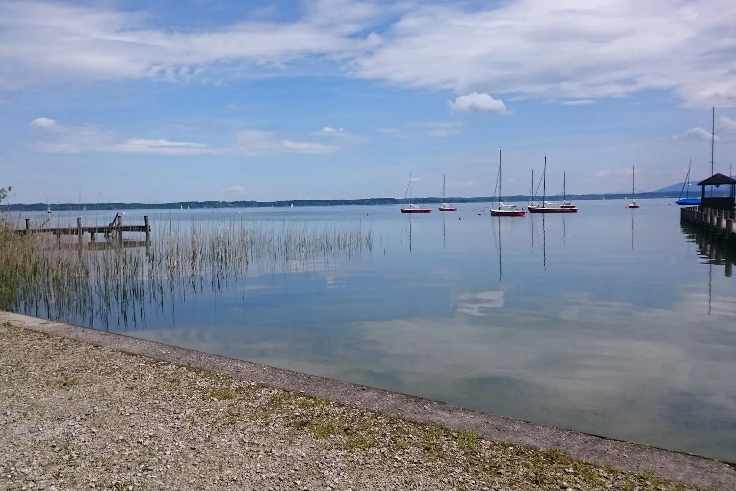 Chiemsee in unmittelbarer Nähe