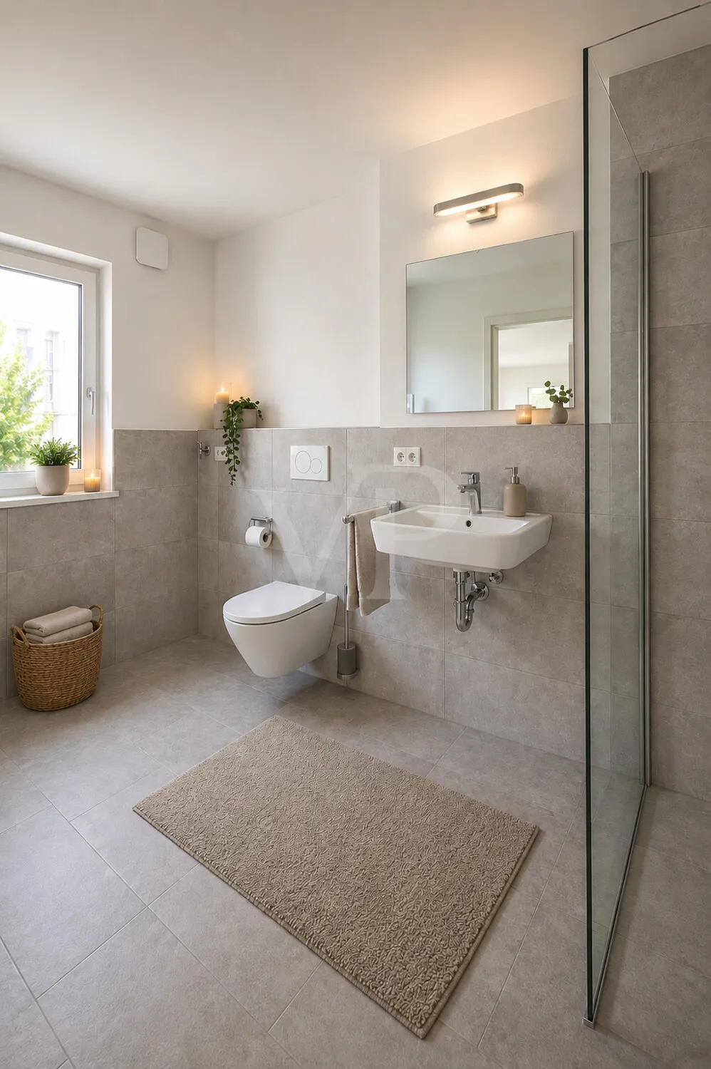 Badezimmer Visualisierung Anmutung