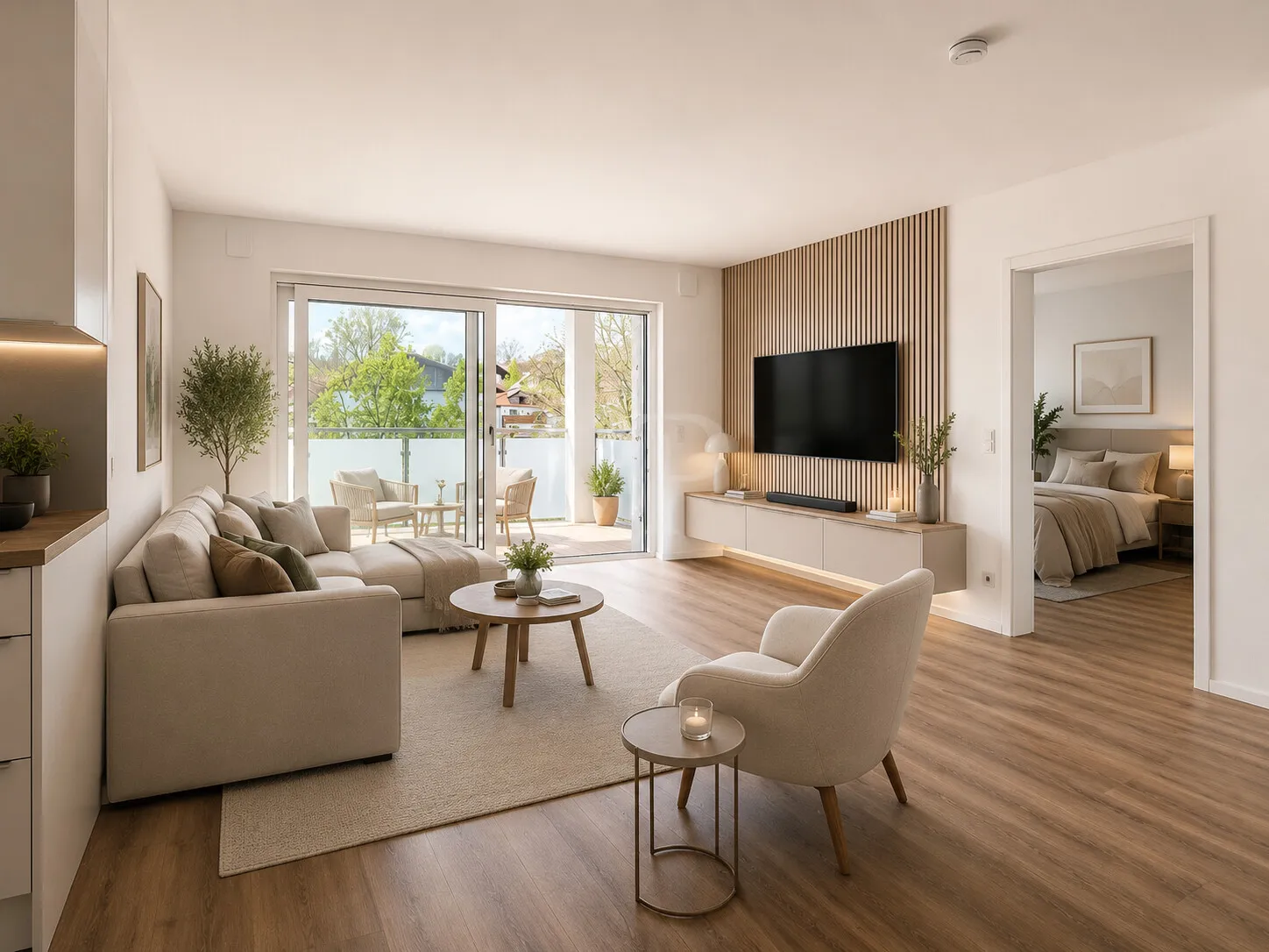 Wohnzimmer Visualisierung  Anmutung