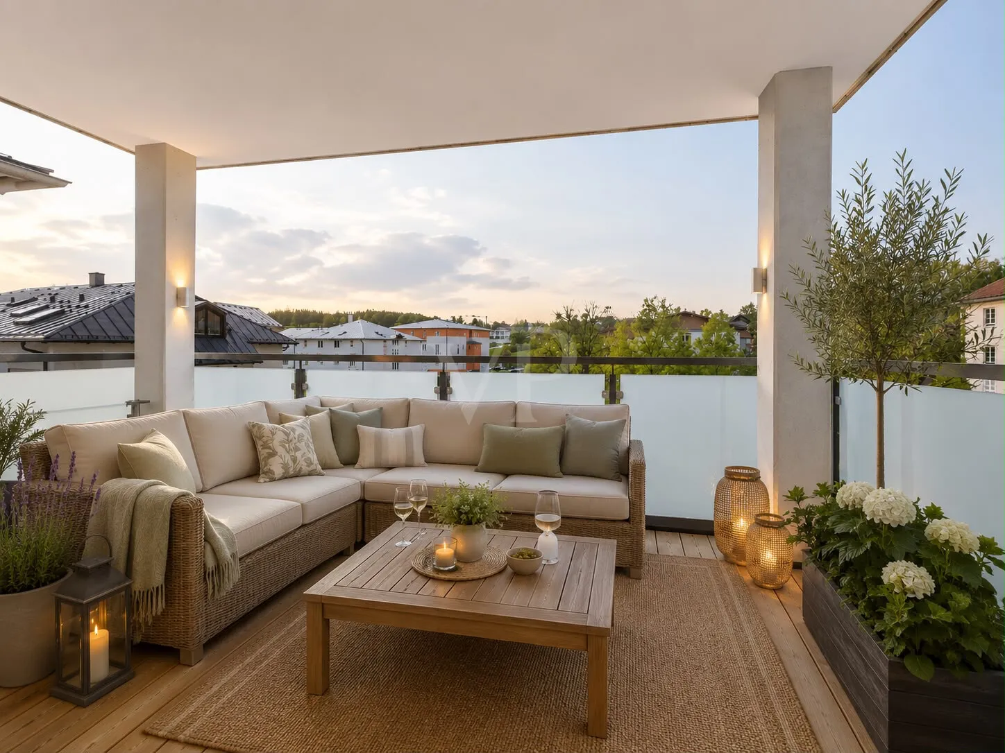 Balkon KI-Visualisierung