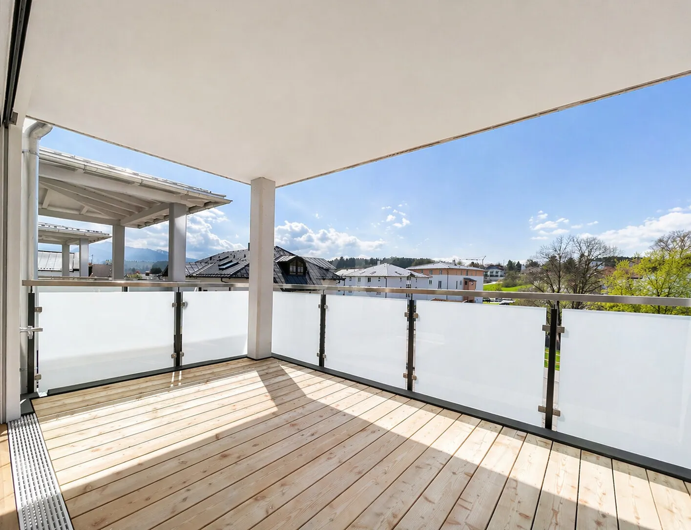 Balkon Blick links