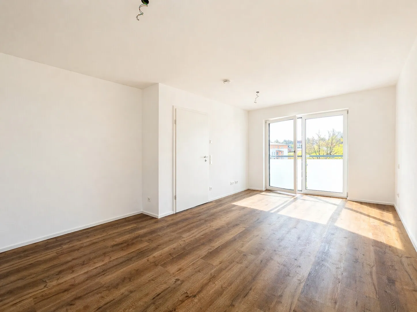 Schlafzimmer mit französischem Balkon