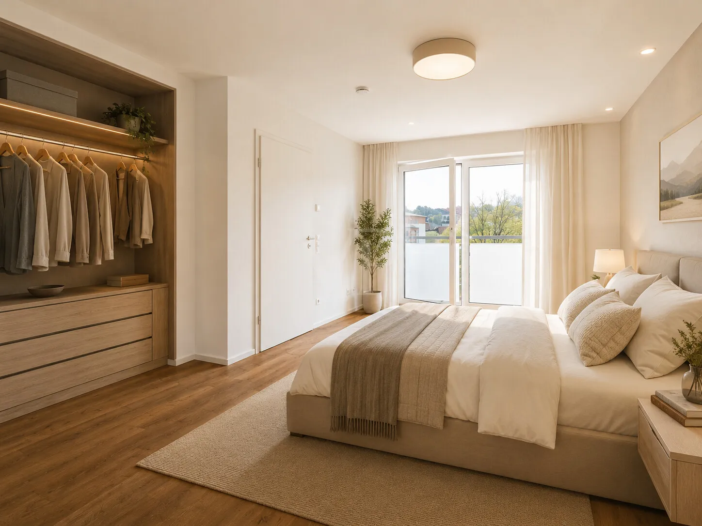 Schlafzimmer - KI-Visualisierung