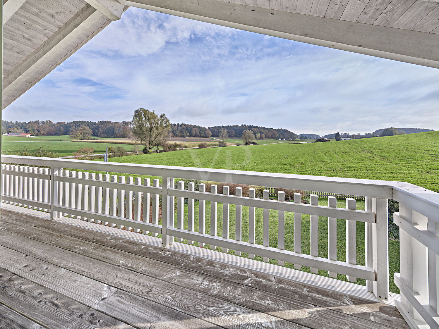 Blick vom Balkon Richtung Südosten