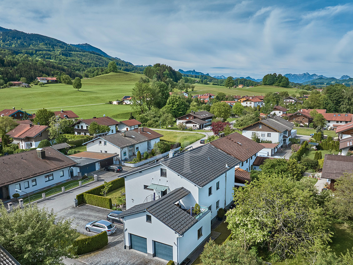 Die Berge zum Greifen nah