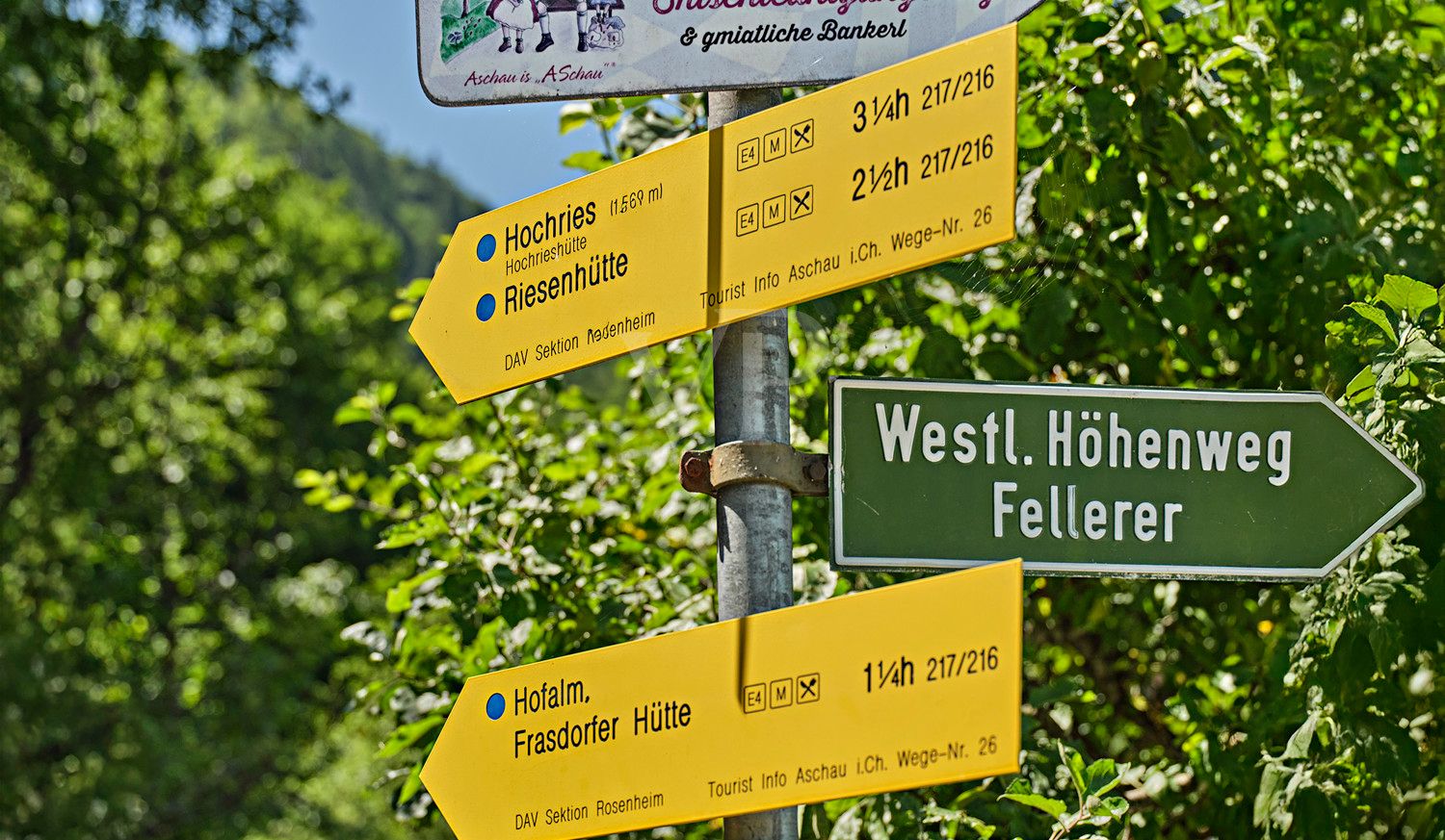 Von der Haustür aus loswandern