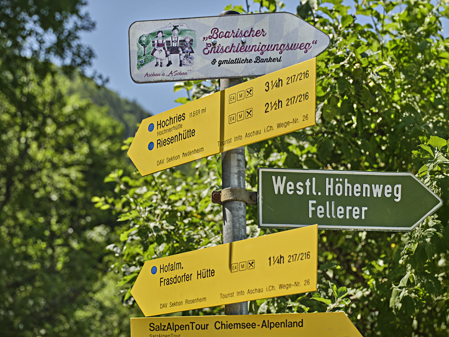 Von der Haustür aus loswandern