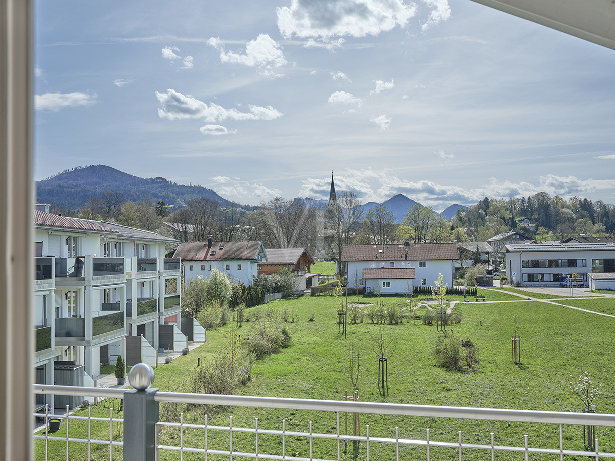 Ausblick vom Wohnbereich Richtung Westen