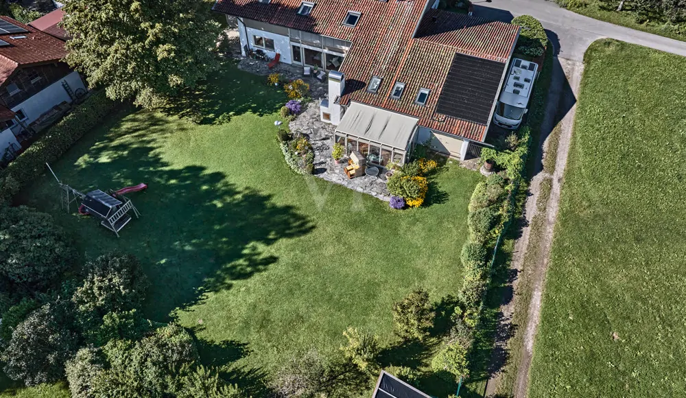 große Fläche - Vogelperspektive