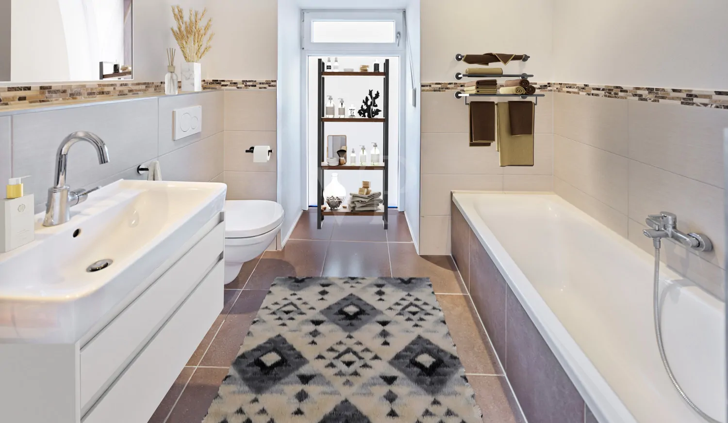 Gestaltungsbeispiel Badezimmer