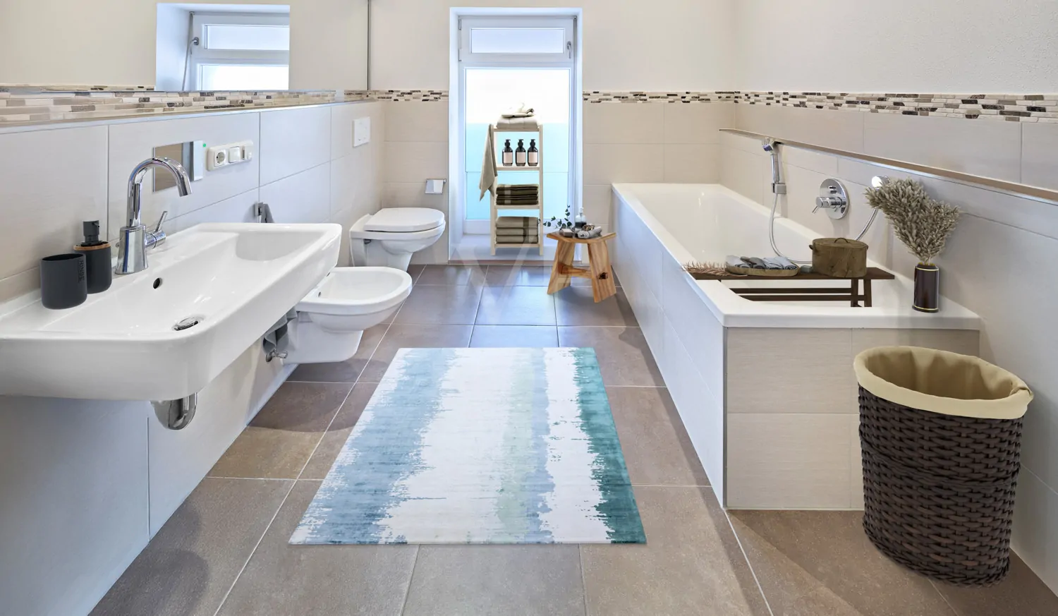 Badezimmer - digital möbliert