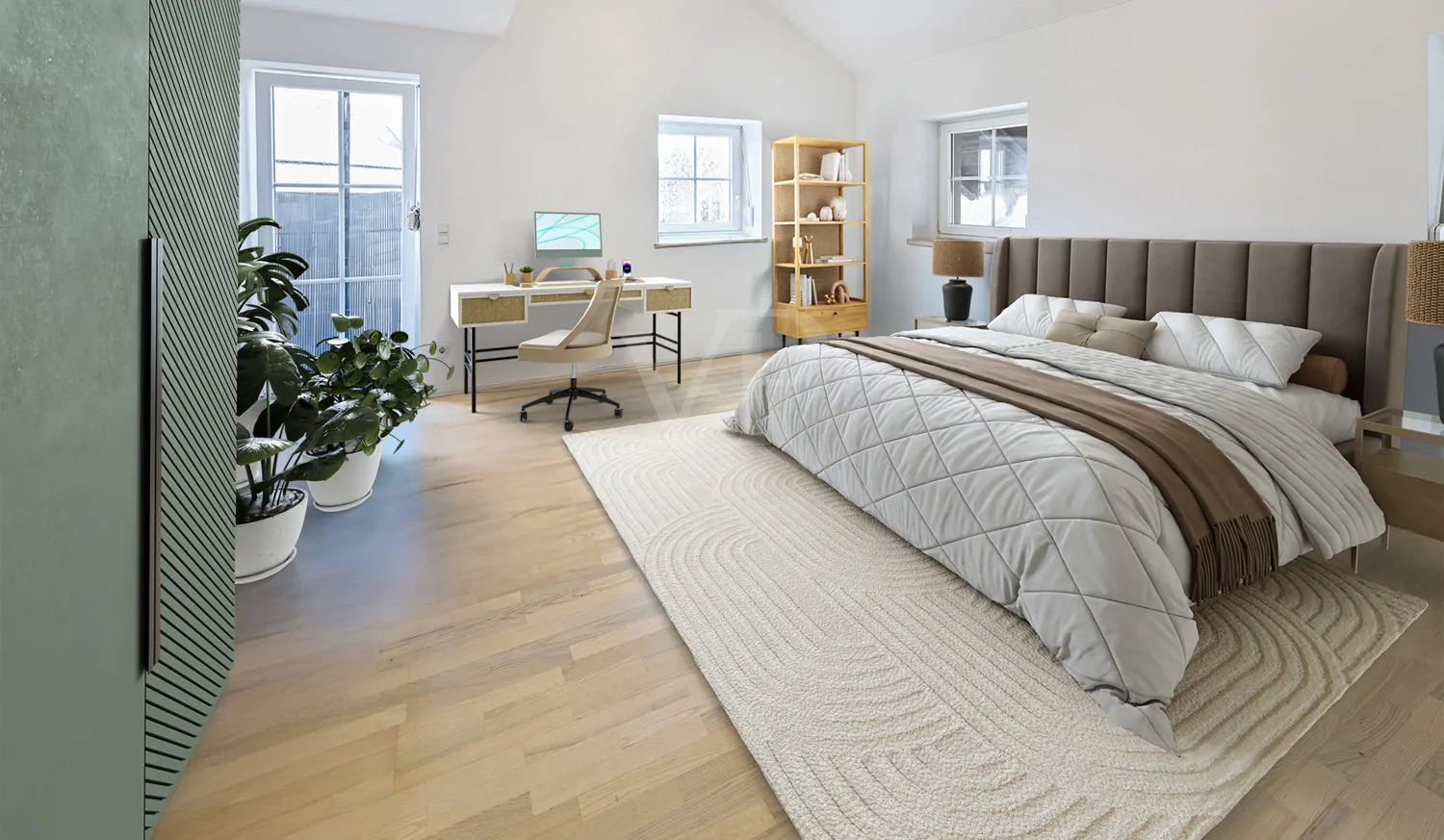 Elternschlafzimmer - digital möbliert