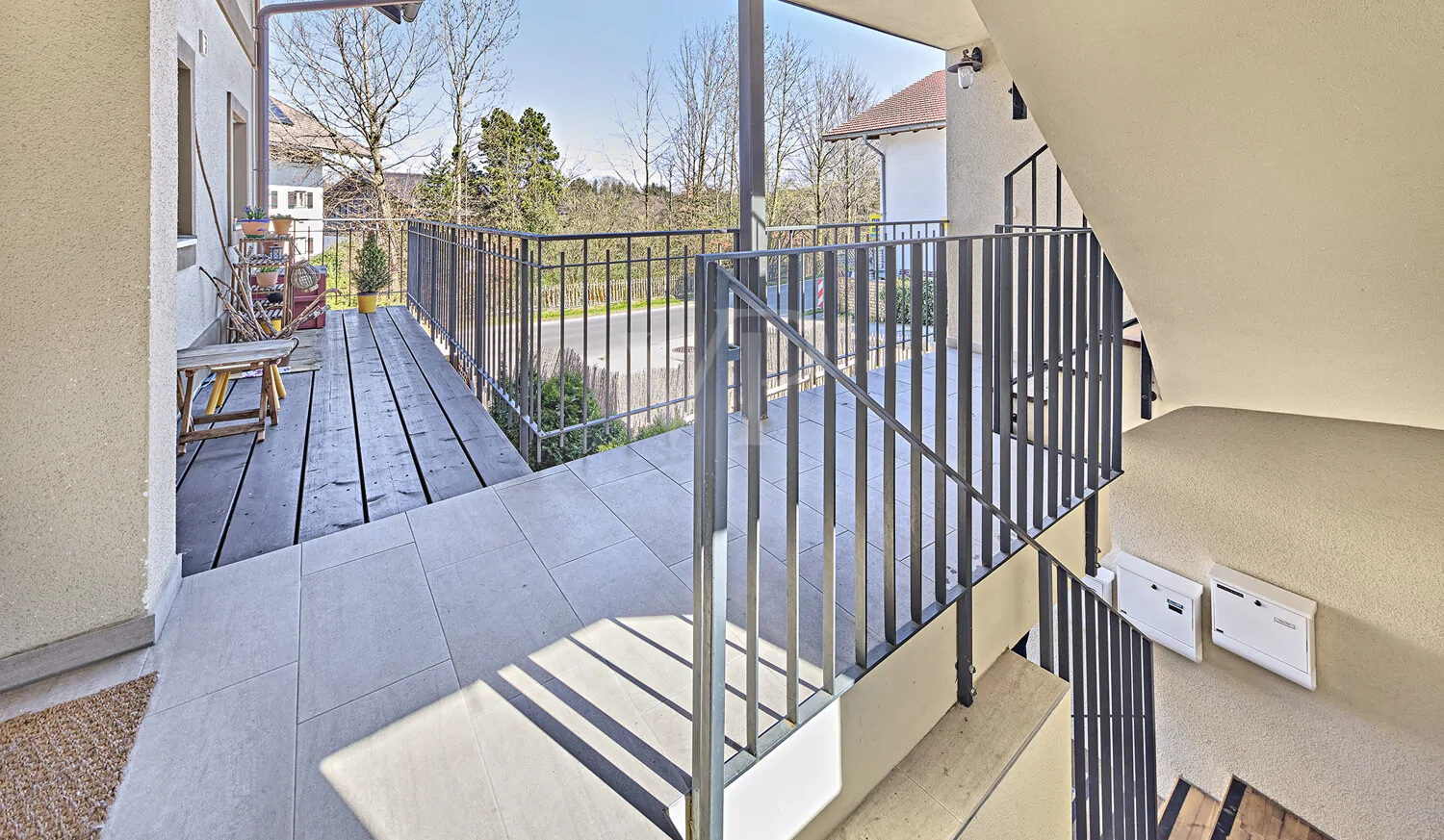 qualitativ aufwändiger Treppenaufgang