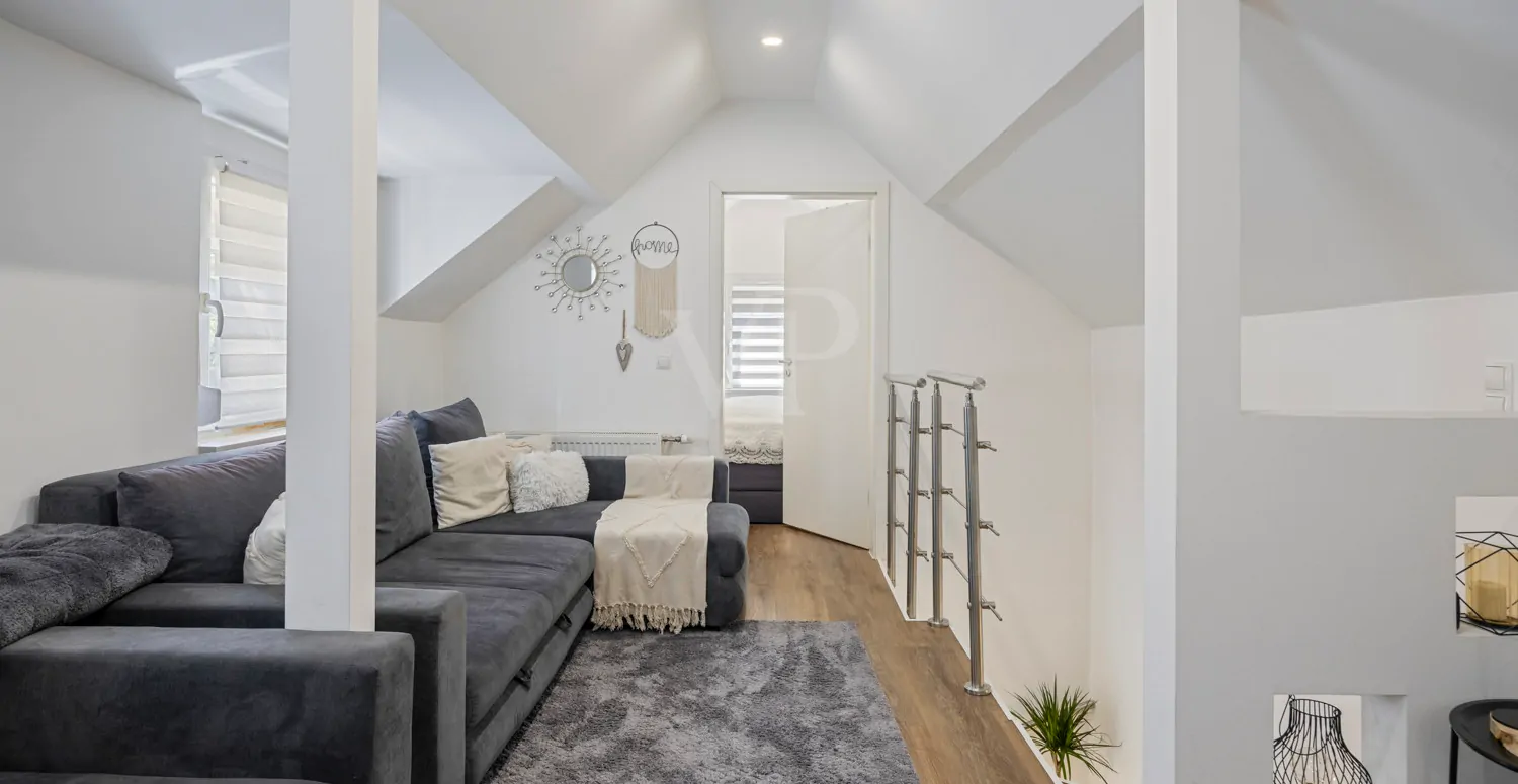 Wohnbereich im Dachgeschoss