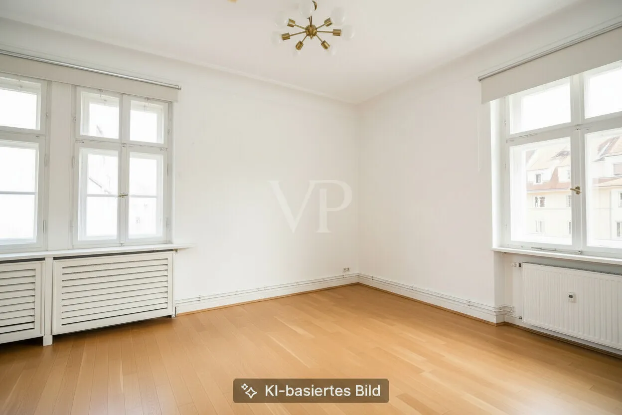 Schlafzimmer KI leer