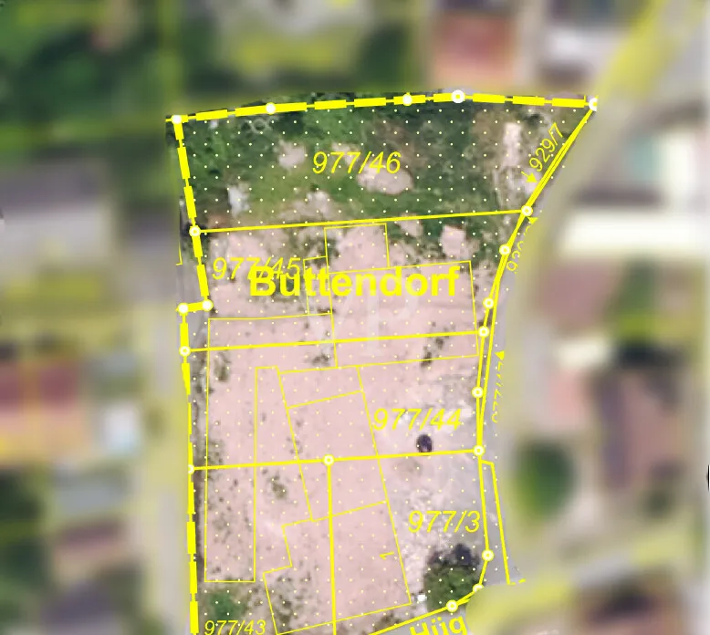 Luftbild Flurkartenausschnitt