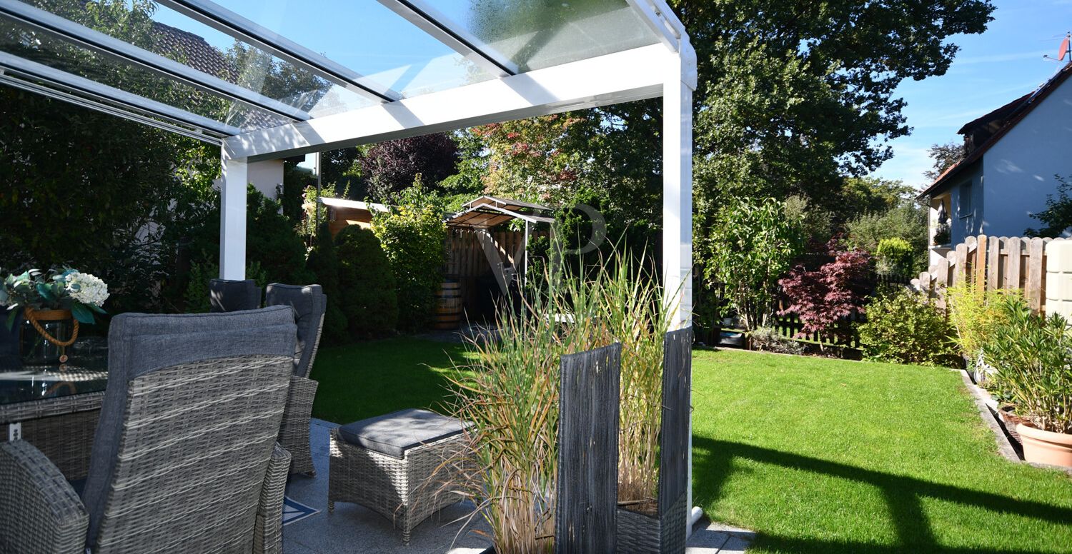Überdachte Terrasse
