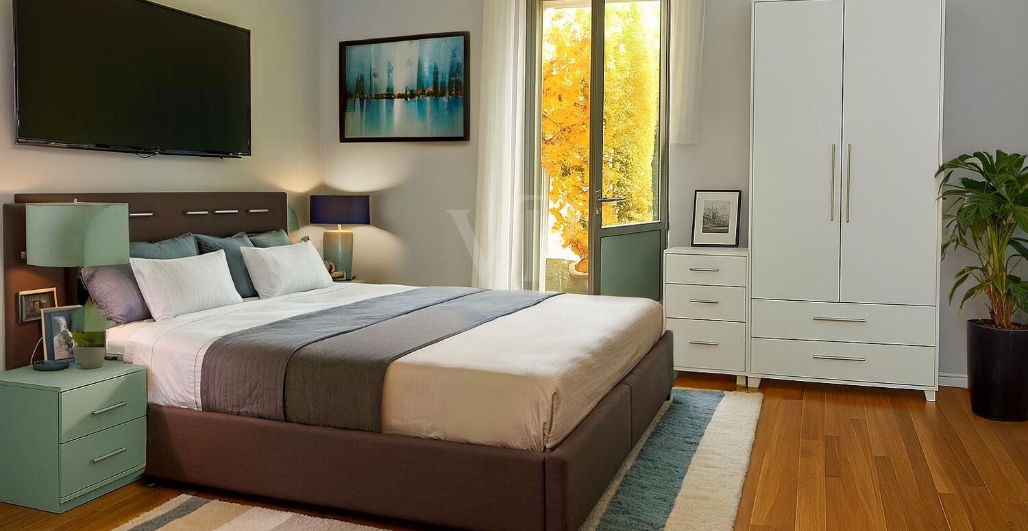 Beispiel-Einrichtung Schlafzimmer - KI