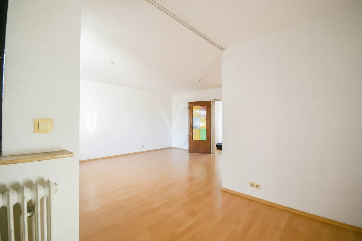 Blick ins Wohnzimmer