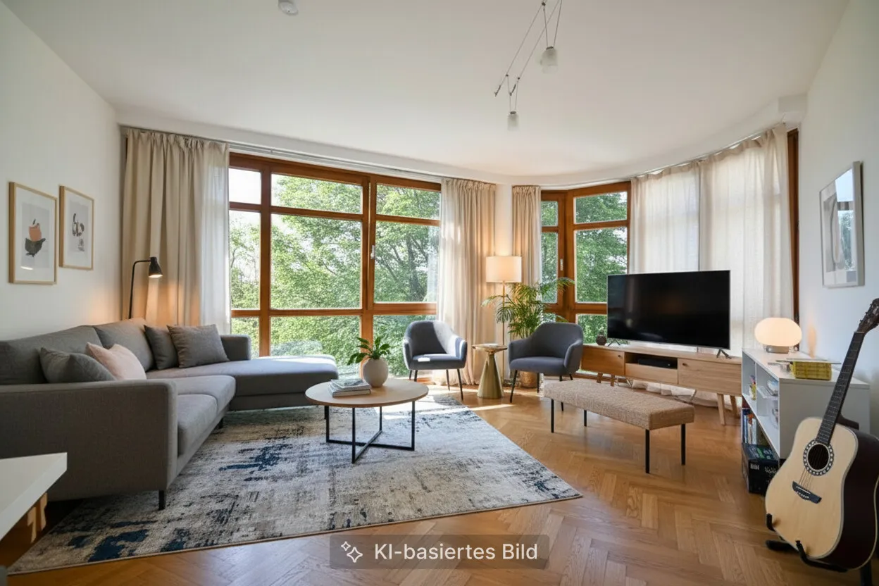 Wohn-/Esszimmer KI