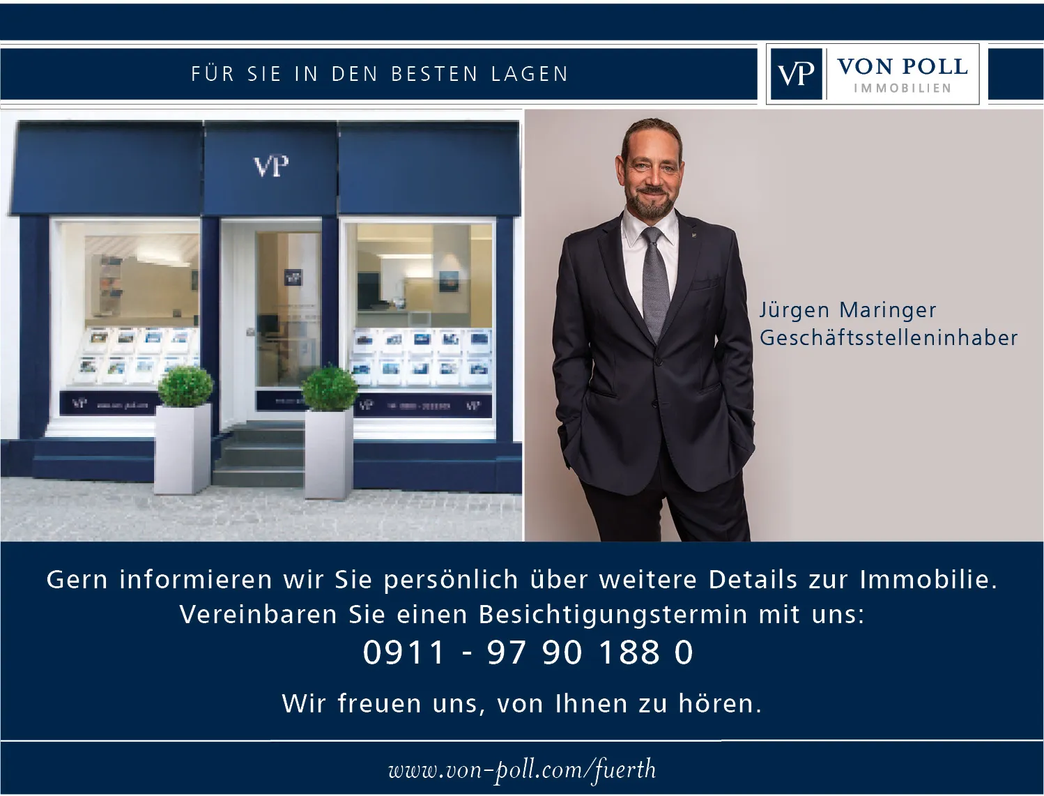 FÜR SIE IN DEN BESTEN LAGEN