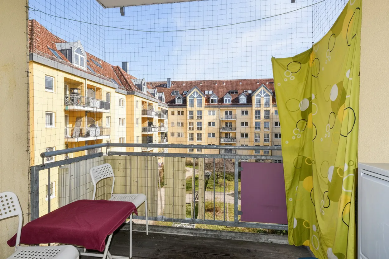 Balkon in Innenhof