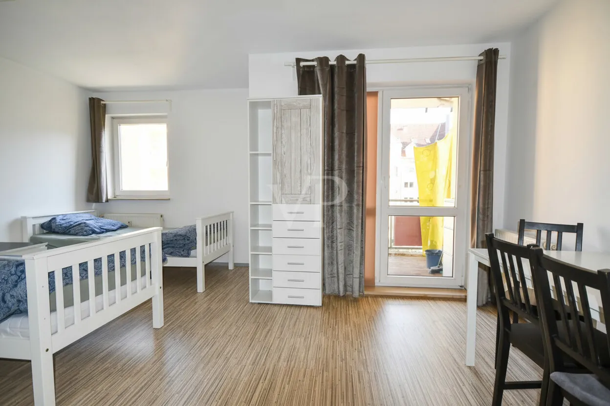 Wohn- und Schlafzimmer