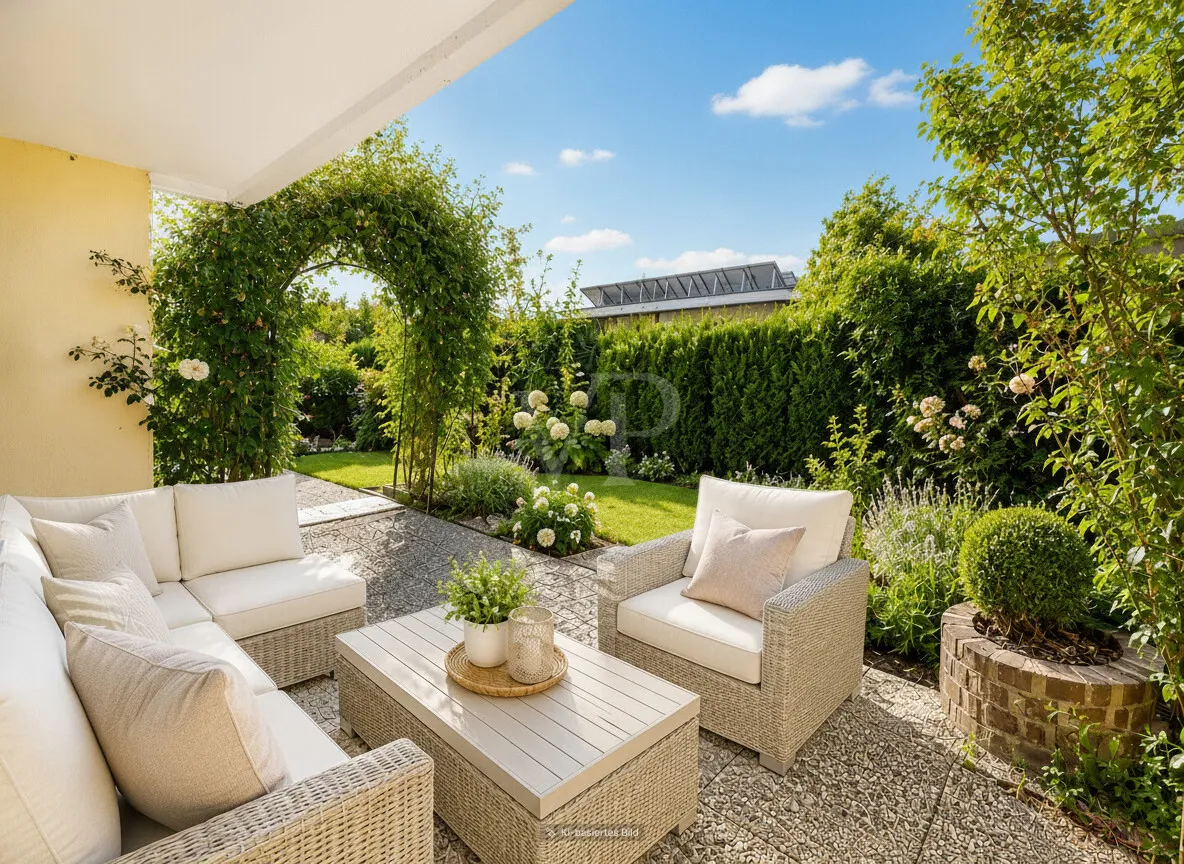 Terrassenansicht KI