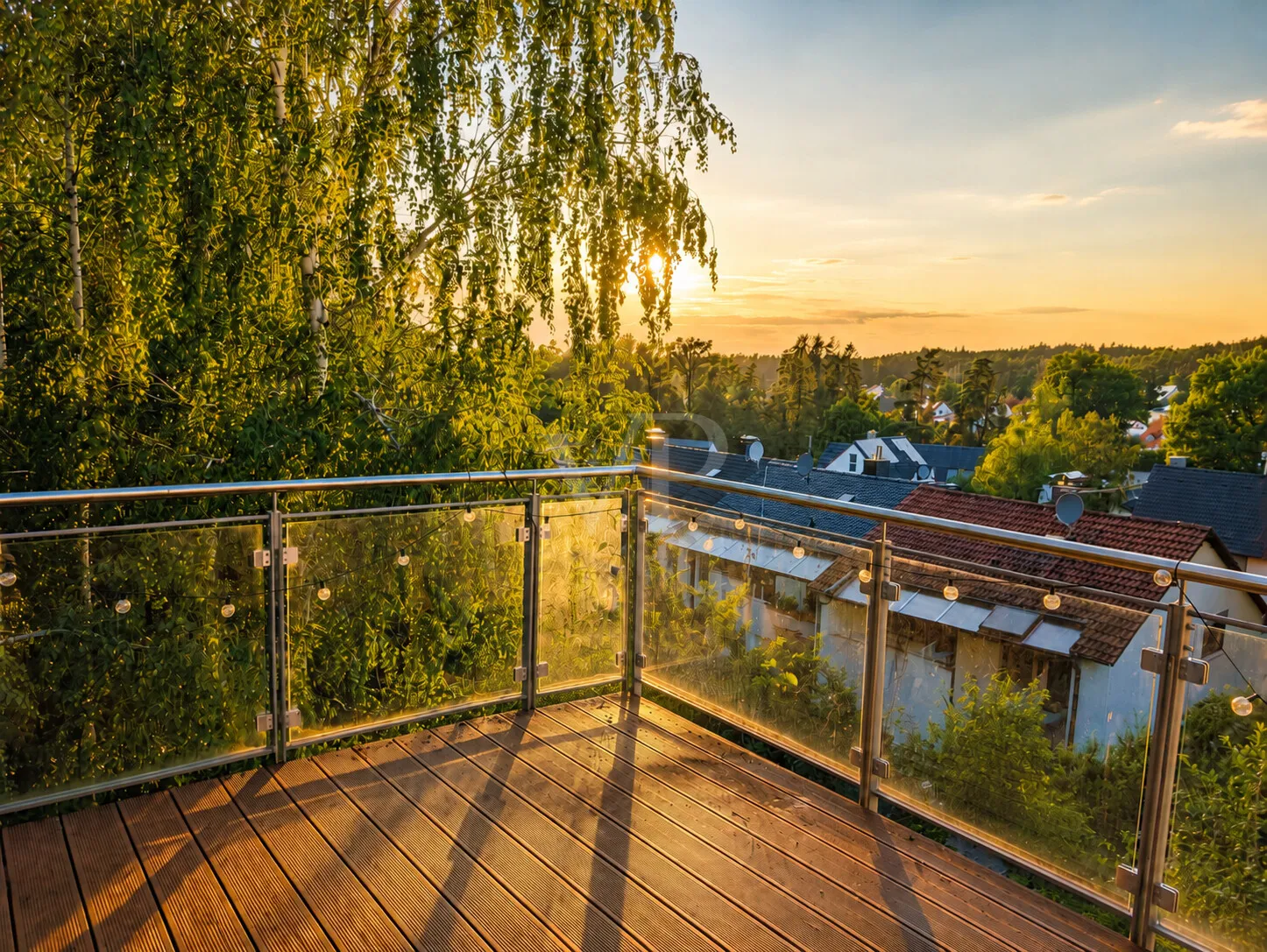 Abendsonne über den Dächern