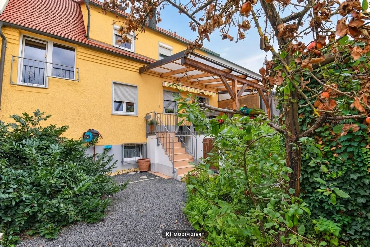 Blick vom Garten