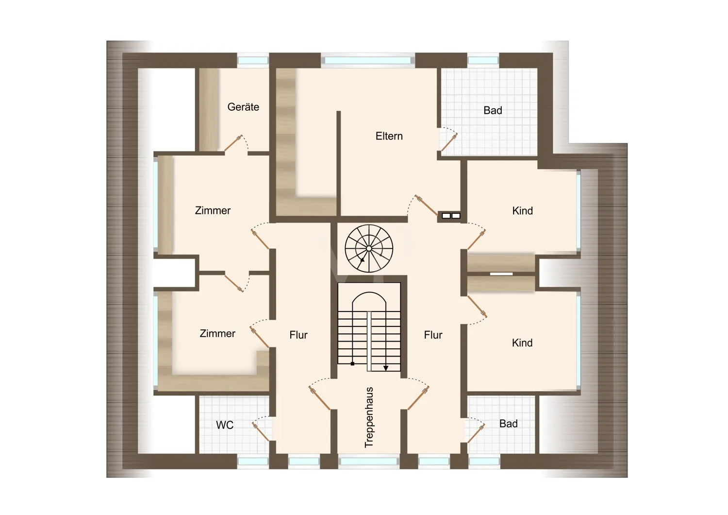 Grundriss Obergeschoss
