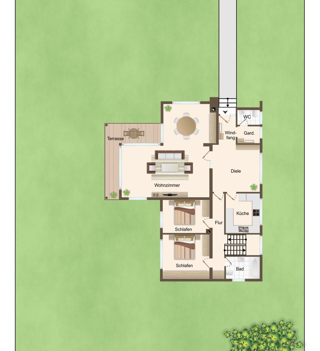 Grundriss EG