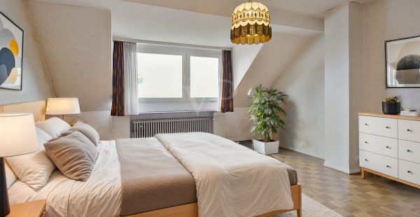 Wohnbeispiel - Schlafzimmer im Dachgeschoss
